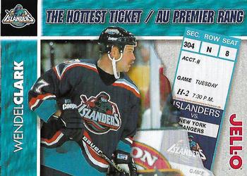 1995-96 Kraft - Jell-O Pudding The Hottest Ticket #NNO Wendel Clark  Front