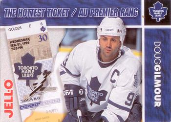 1995-96 Kraft - Jell-O Pudding The Hottest Ticket #NNO Doug Gilmour  Front