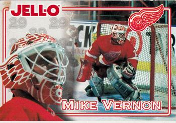 1995-96 Kraft - Jell-O Gelatin Crease Keepers Standard Size #NNO Mike Vernon  Front