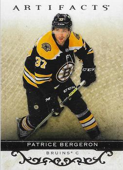 2021-22 Upper Deck Artifacts - Rose Gold #40 Patrice Bergeron Front