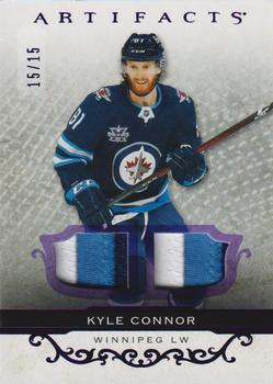 2021-22 Upper Deck Artifacts - Material Purple #126 Kyle Connor Front