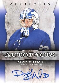 2021-22 Upper Deck Artifacts - Auto Facts #AF-DR David Rittich Front