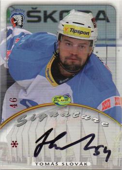 2012-13 Czech OFS Plus - Signature Red #25 Tomas Slovak Front