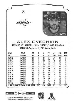 2022-23 O-Pee-Chee #8 Alex Ovechkin Back