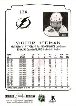 2022-23 O-Pee-Chee #134 Victor Hedman Back