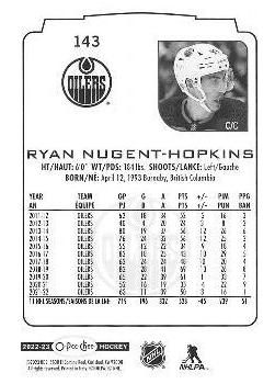 2022-23 O-Pee-Chee #143 Ryan Nugent-Hopkins Back