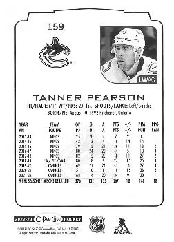 2022-23 O-Pee-Chee #159 Tanner Pearson Back