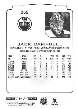 2022-23 O-Pee-Chee #269 Jack Campbell Back