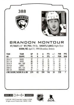 2022-23 O-Pee-Chee #388 Brandon Montour Back