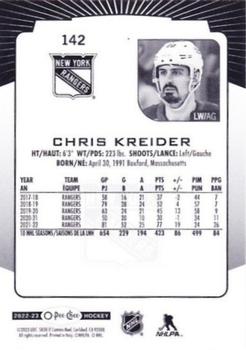 2022-23 O-Pee-Chee #142 Chris Kreider Back