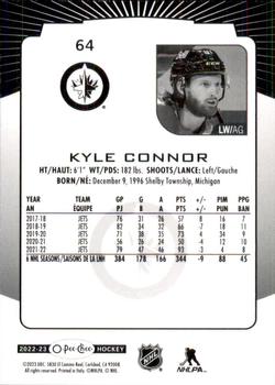 2022-23 O-Pee-Chee #64 Kyle Connor Back
