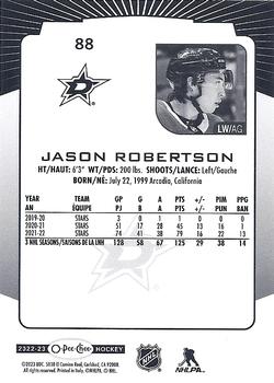 2022-23 O-Pee-Chee #88 Jason Robertson Back
