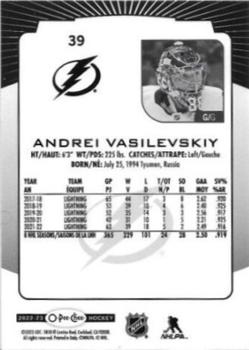 2022-23 O-Pee-Chee #39 Andrei Vasilevskiy Back