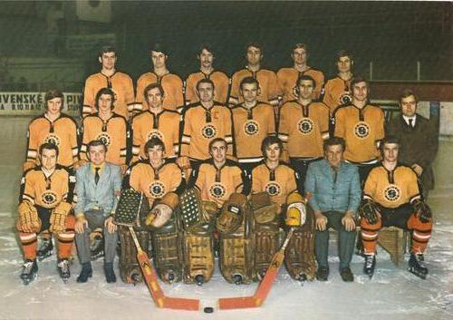 1972-73 Czechoslovak First Ice Hockey League Team Postcards #NNO Košice Front