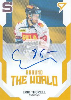 2021-22 SportZoo Tipsport ELH - Around The World Autograph #AWS-32 Erik Thorell Front