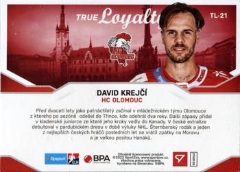 2021-22 SportZoo Tipsport ELH - True Loyalty #TL-21 David Krejci Back