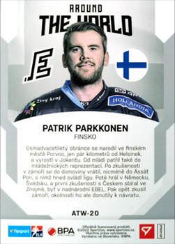 2021-22 SportZoo Tipsport ELH - Around The World Limited #ATW-20 Patrik Parkkonen Back