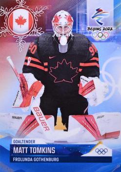 2022 BY Cards Beijing Olympics (Unlicensed) #CAN/OLYMP/2022-02 Matt Tomkins Front