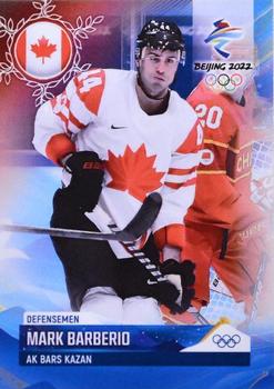 2022 BY Cards Beijing Olympics (Unlicensed) #CAN/OLYMP/2022-08 Mark Barberio Front