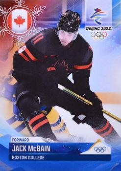 2022 BY Cards Beijing Olympics (Unlicensed) #CAN/OLYMP/2022-13 Jack McBain Front