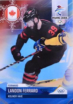 2022 BY Cards Beijing Olympics (Unlicensed) #CAN/OLYMP/2022-21 Landon Ferraro Front