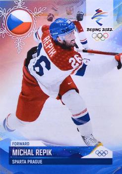 2022 BY Cards Beijing Olympics (Unlicensed) #CZE/OLYMP/2022-15 Michal Repik Front