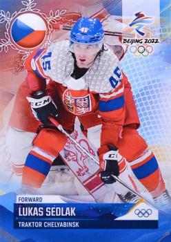 2022 BY Cards Beijing Olympics (Unlicensed) #CZE/OLYMP/2022-19 Lukas Sedlak Front