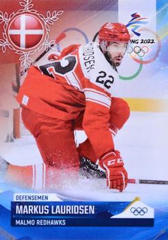 2022 BY Cards Beijing Olympics (Unlicensed) #DEN/OLYMP/2022-05 Markus Lauridsen Front