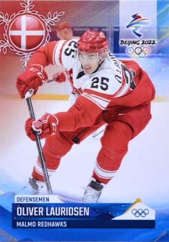 2022 BY Cards Beijing Olympics (Unlicensed) #DEN/OLYMP/2022-06 Oliver Lauridsen Front