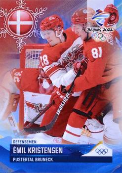 2022 BY Cards Beijing Olympics (Unlicensed) #DEN/OLYMP/2022-07 Emil Kristensen Front