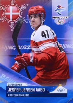 2022 BY Cards Beijing Olympics (Unlicensed) #DEN/OLYMP/2022-08 Jesper Jensen Aabo Front