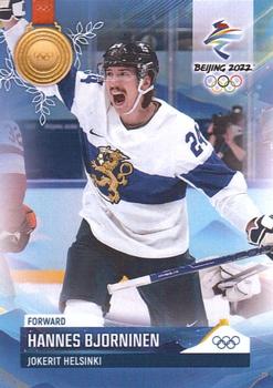 2022 BY Cards Beijing Olympics (Unlicensed) #FIN/OLYMP/2022-15 Hannes Bjorninen Front
