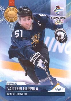 2022 BY Cards Beijing Olympics (Unlicensed) #FIN/OLYMP/2022-18 Valtteri Filppula Front