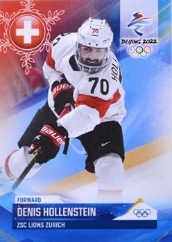 2022 BY Cards Beijing Olympics (Unlicensed) #SUI/OLYMP/2022-16 Denis Hollenstein Front