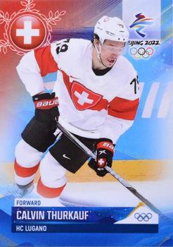 2022 BY Cards Beijing Olympics (Unlicensed) #SUI/OLYMP/2022-18 Calvin Thurkauf Front