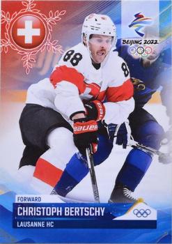 2022 BY Cards Beijing Olympics (Unlicensed) #SUI/OLYMP/2022-23 Christoph Bertschy Front