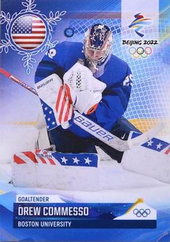 2022 BY Cards Beijing Olympics (Unlicensed) #USA/OLYMP/2022-01 Drew Commesso Front