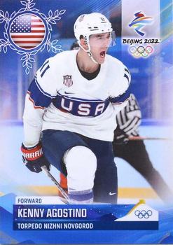 2022 BY Cards Beijing Olympics (Unlicensed) #USA/OLYMP/2022-13 Kenny Agostino Front