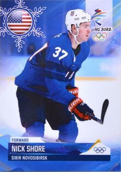 2022 BY Cards Beijing Olympics (Unlicensed) #USA/OLYMP/2022-22 Nick Shore Front