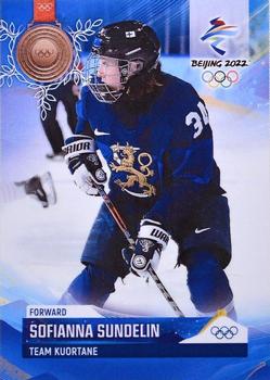 2022 BY Cards Beijing Olympics (Unlicensed) #FIN/OLYMP/2022-47 Sofianna Sundelin Front