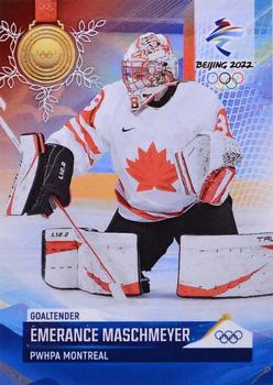 2022 BY Cards Beijing Olympics (Unlicensed) #CAN/OLYMP/2022-27 Emerance Maschmeyer Front