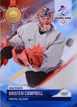 2022 BY Cards Beijing Olympics (Unlicensed) #CAN/OLYMP/2022-28 Kristen Campbell Front