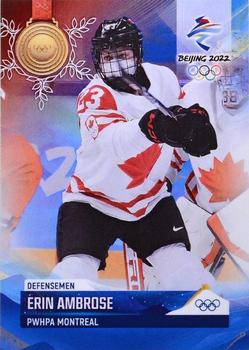2022 BY Cards Beijing Olympics (Unlicensed) #CAN/OLYMP/2022-33 Erin Ambrose Front