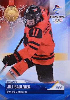 2022 BY Cards Beijing Olympics (Unlicensed) #CAN/OLYMP/2022-39 Jill Saulnier Front