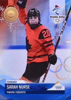 2022 BY Cards Beijing Olympics (Unlicensed) #CAN/OLYMP/2022-42 Sarah Nurse Front