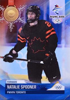 2022 BY Cards Beijing Olympics (Unlicensed) #CAN/OLYMP/2022-43 Natalie Spooner Front