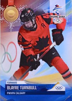 2022 BY Cards Beijing Olympics (Unlicensed) #CAN/OLYMP/2022-47 Blayre Turnbull Front
