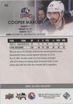 2021-22 Upper Deck AHL - Blue #50 Cooper Marody Back