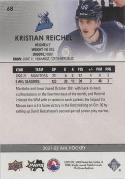 2021-22 Upper Deck AHL - Blue #68 Kristian Reichel Back