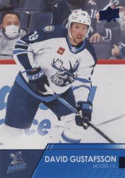 2021-22 Upper Deck AHL - Blue #93 David Gustafsson Front